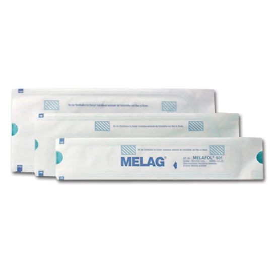 Sterilizációs tasak 5x25cm 1000db Melafol