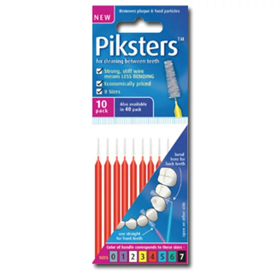 Piksters 10db Nr.4 Red (0,52/1mm)