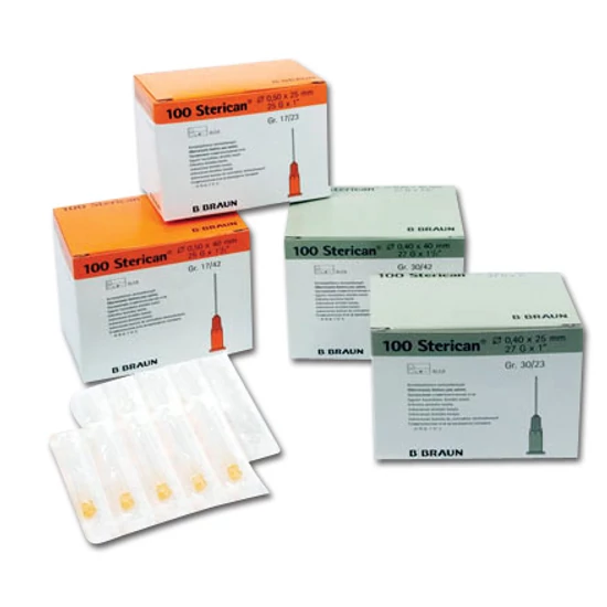 Sterican 25G 0,5x25mm (17/23) narancs 100db 1