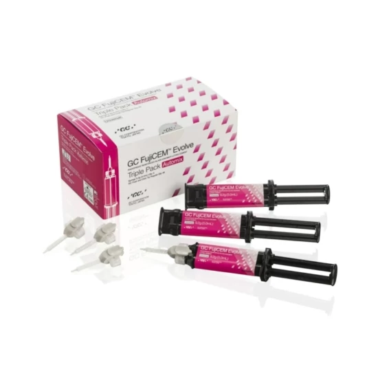 GC FujiCEM Evolve syringe 3x(9.2g/5.0ml), Mixing Padd #22 x  1hadmix