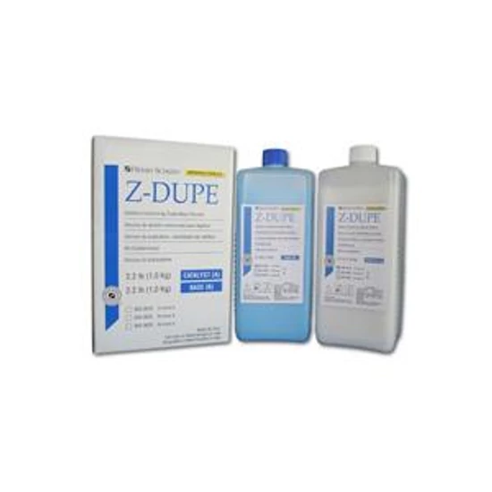 Z-Dupe dublírmassza silikon Shore A 28 kemény zöld 2x1kg HS