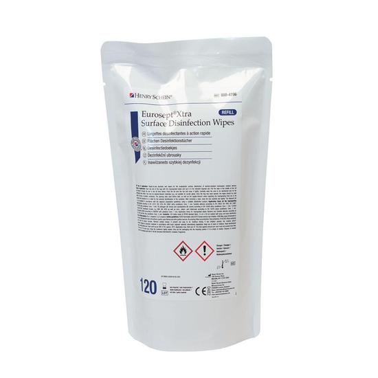 AKCIÓ - EuroSept Plus Surface Wipes ut.alk. 13x20cm 120db 5+1