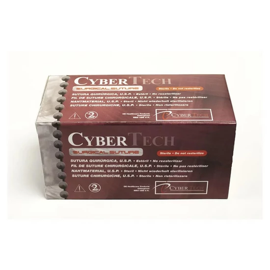 Sebészeti varróanyag RC18, 3/8, USP 3-0, 45cm 12db gyors felszívódású polyester HS