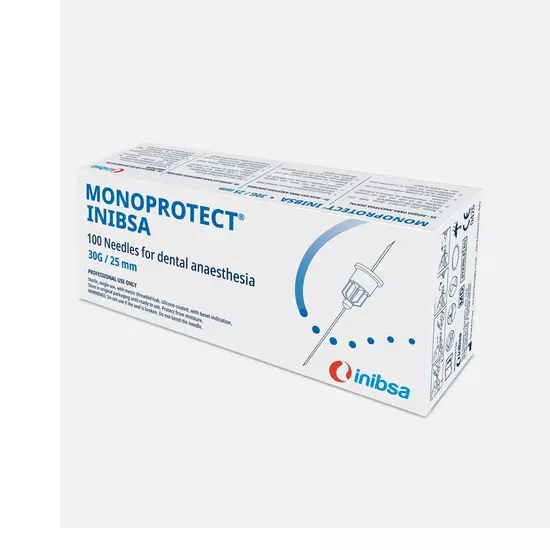 Injekciós tű MONOPROTECT 6905/7056 INIBSA 30G 0,3x25MM MEDIUM