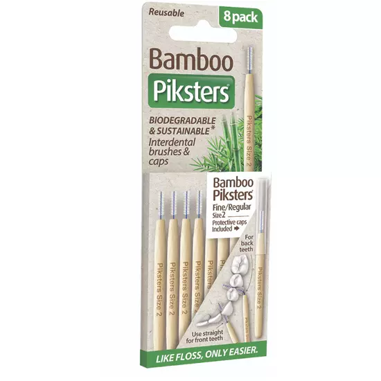 Piksters Bamboo 8db Nr.2 White (0,50/0,90mm)