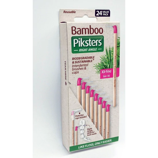 Piksters Bamboo Angled 24db Nr.00 Pink (0,34/0,60mm)