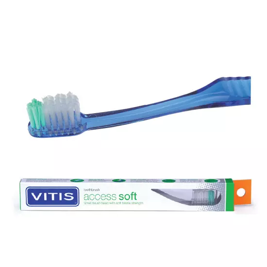 AKCIÓ - Fogkefe VITIS soft access (kisfejű) + 15 ml gingival fogkrém 10+2