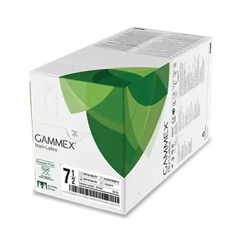 Kesztyű GAMMEX steril latex- és púdermentes 7,5 Ansell 50pár