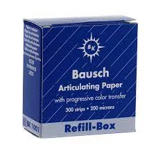 Artikulációs papír 200µ BK 1001 kék utántöltő BK 01-hez 300lap Bausch