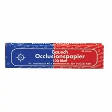 Artikulációs papir 40µ BK 80 kék/piros 200lap Bausch
