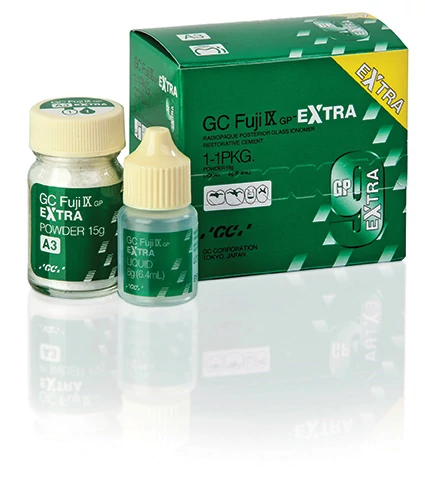 GC Fuji IX GP Extra 1-1 Pack A3 (15g por+6,4ml folyadék)
