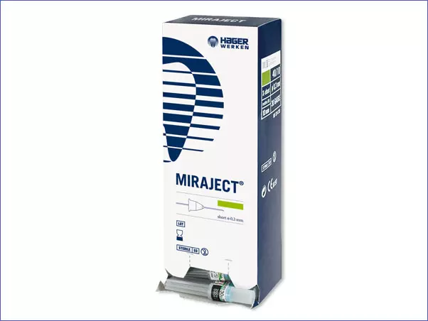 Miraject injekcióstű (Carpule) 25G 17/23 0,5x21mm 100db H&W