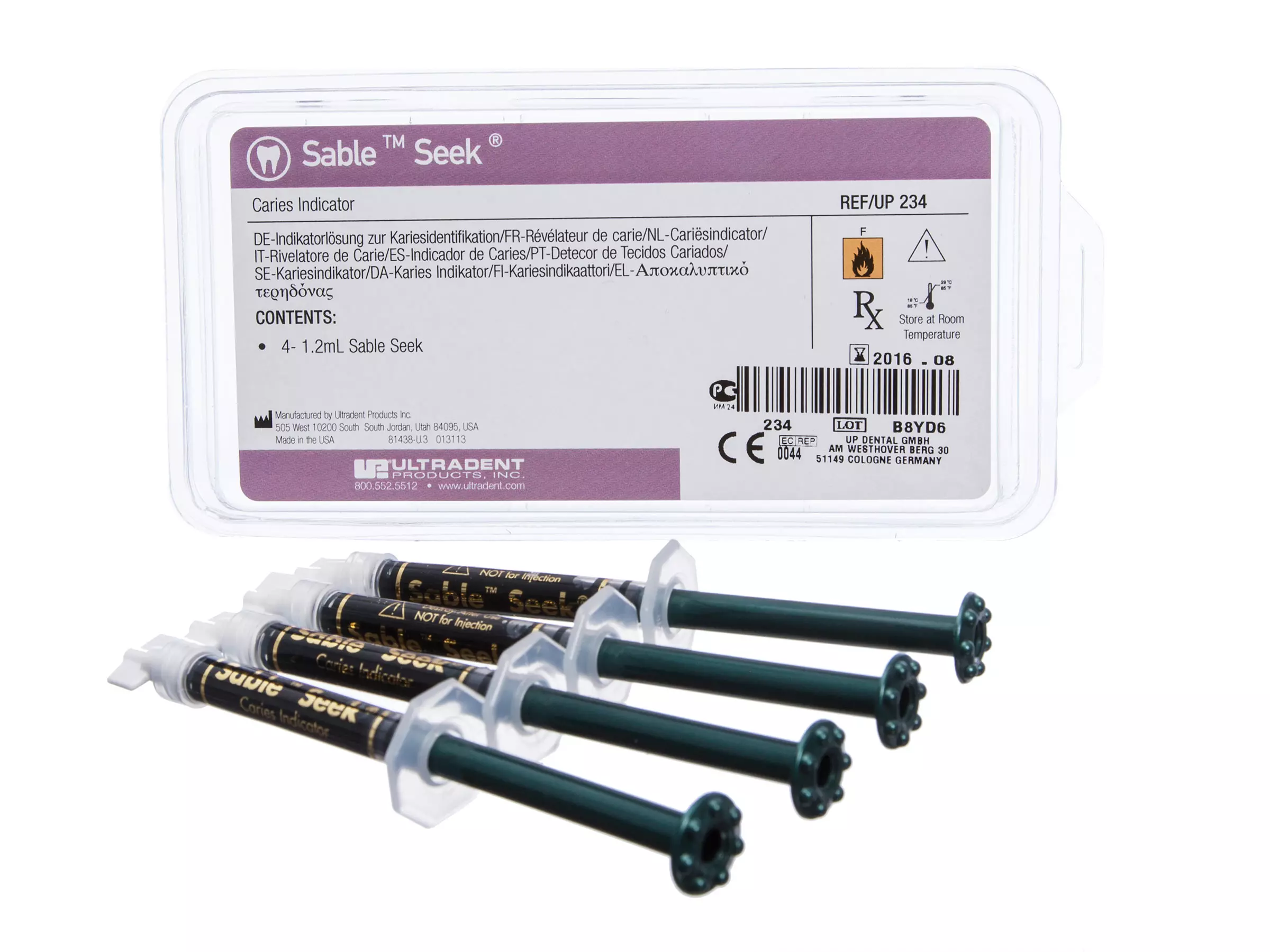 Caries indikator Sable Seek Kit 4x1,2ml/20db zöld
