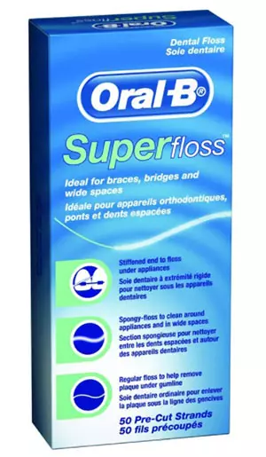 Fogselyem Super Floss 50db Oral-B