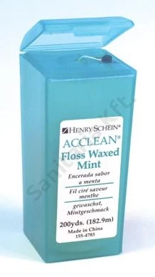 Fogselyem Acclean Dental  viaszos mentolos 182m zöld HS