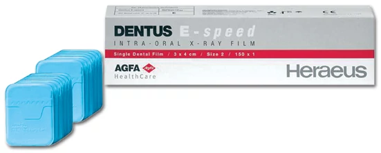 Agfa Dentus E-Speed intraorális rtg. film, 3x4 150x1db