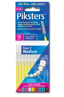 Piksters 10db Nr.3 Yellow (0,52/0,90mm)
