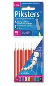 Piksters 10db Nr.4 Red (0,52/1mm)