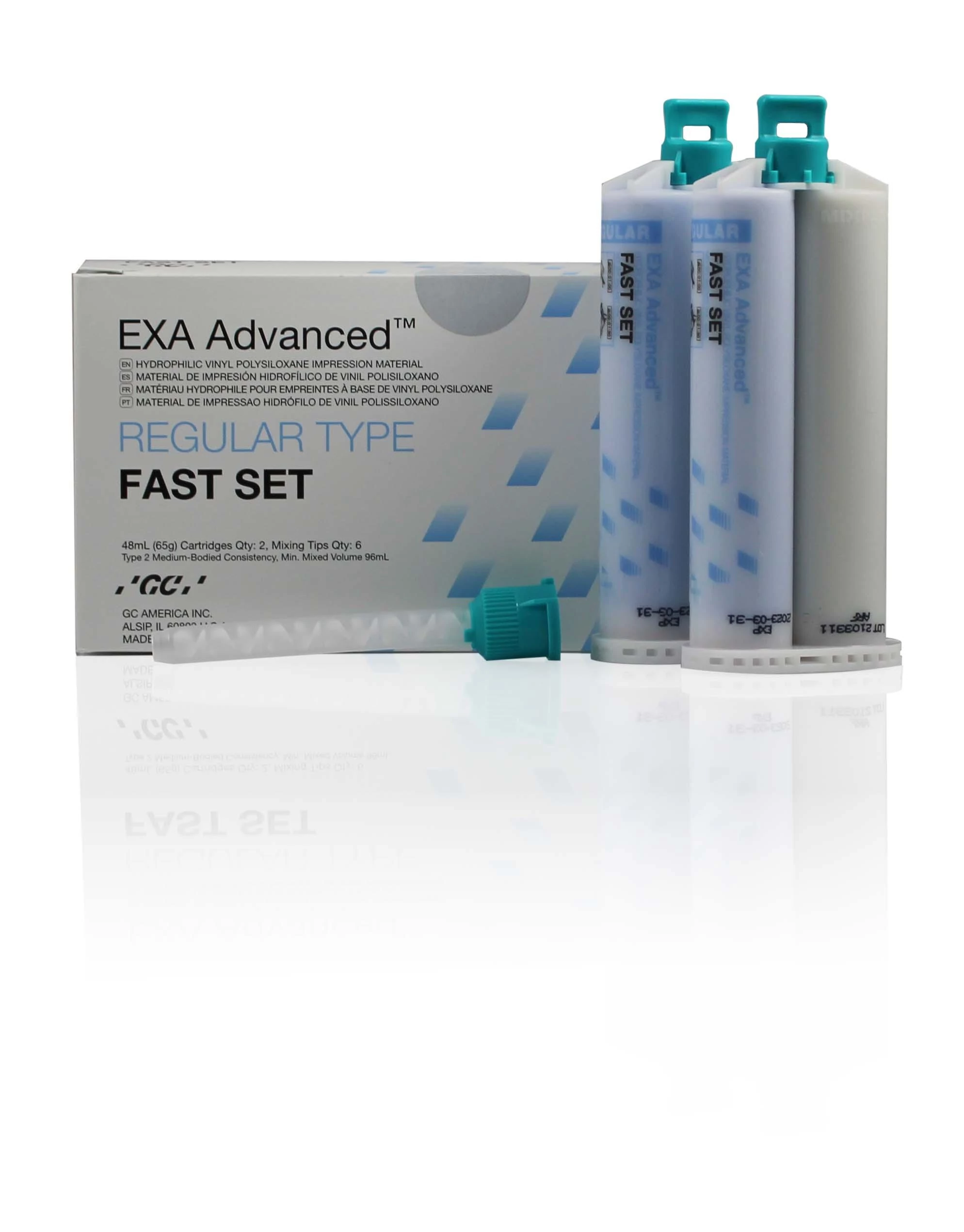 GC EXA Advanced Regular Fast Set 2x48ml