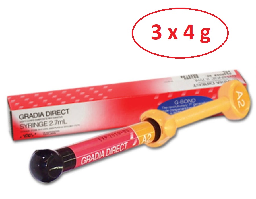 AKCIÓ - GC Gradia Direct utántöltő 3 x 4g