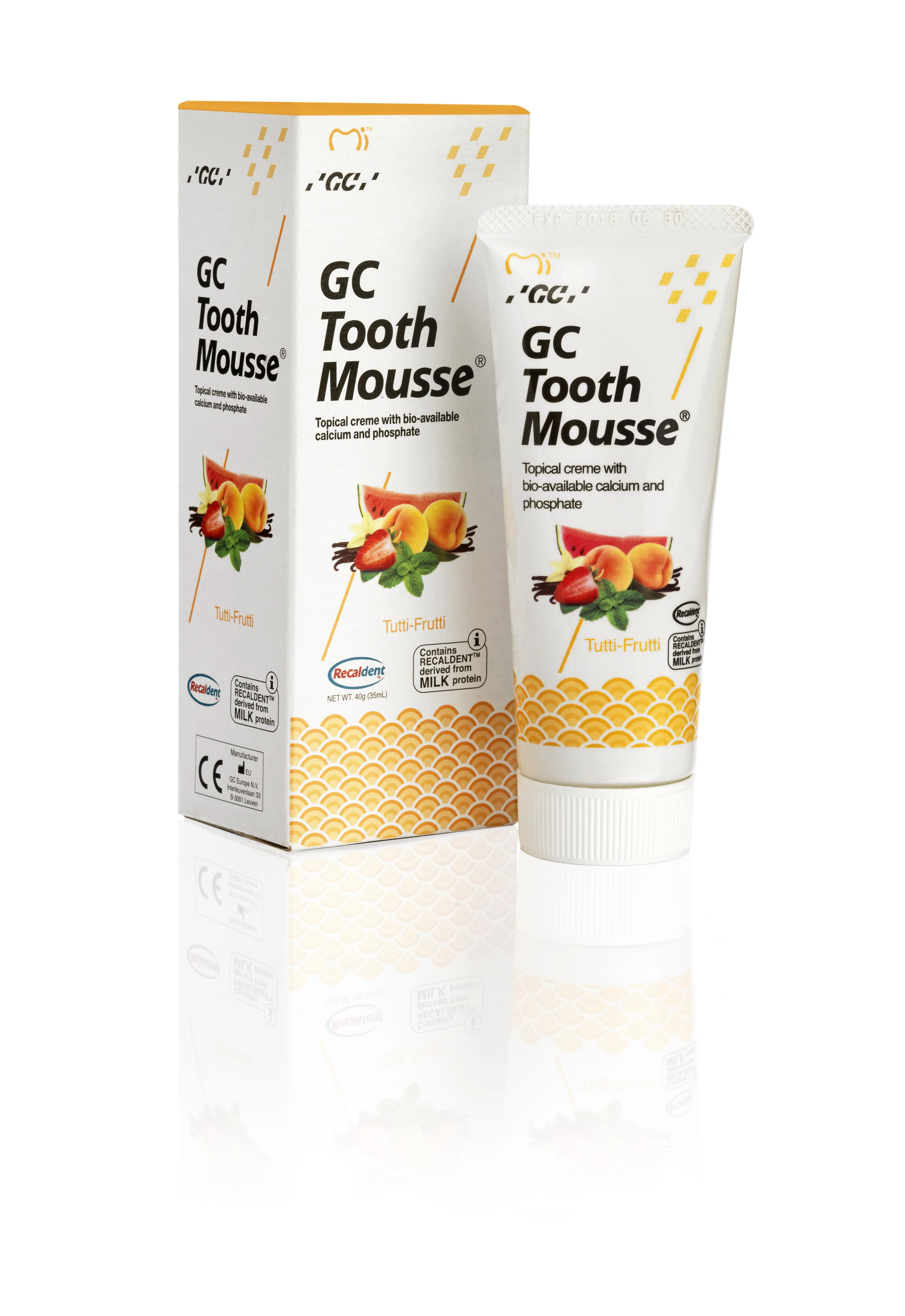 GC Tooth Mousse tutti frutti 40g 1db (463304)