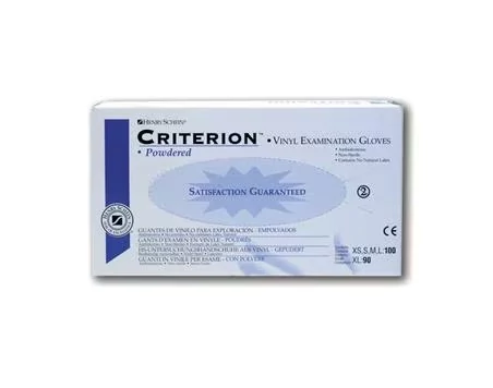 Kesztyű Criterion Vinyl púderes M 100db HS