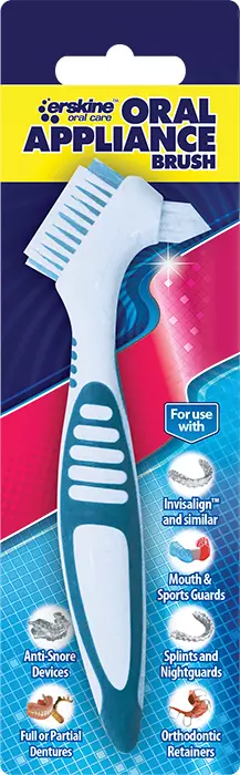 Piksters fogsor/fogsín/fogszabályzó tisztító kefe Oral Appliance Brush